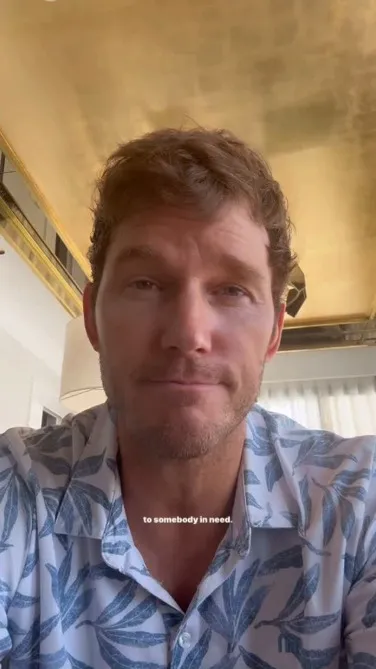 Chris Pratt faz oração no Insta e alcança mais de 9 milhões de pessoas