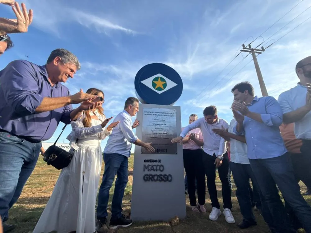 Parceria entre Governo e Assembleia acelera obras e inaugurações no Oeste de Mato Grosso