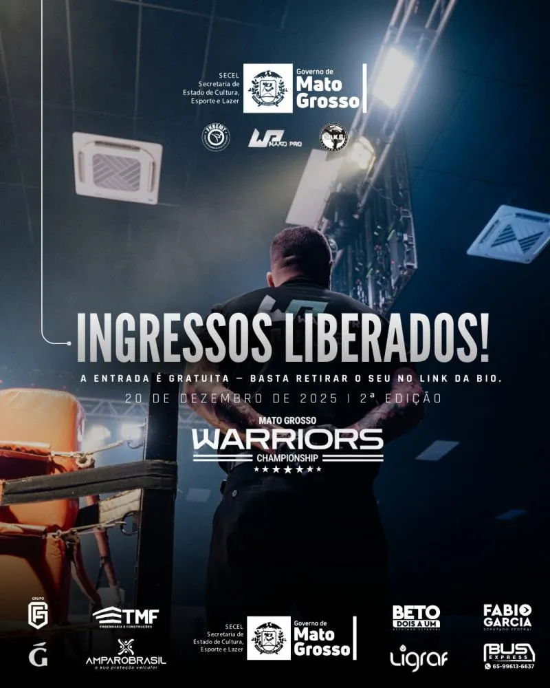 ATENÇÃO, GUERREIROS! Novos horários confirmados para o #MTWarriors2!