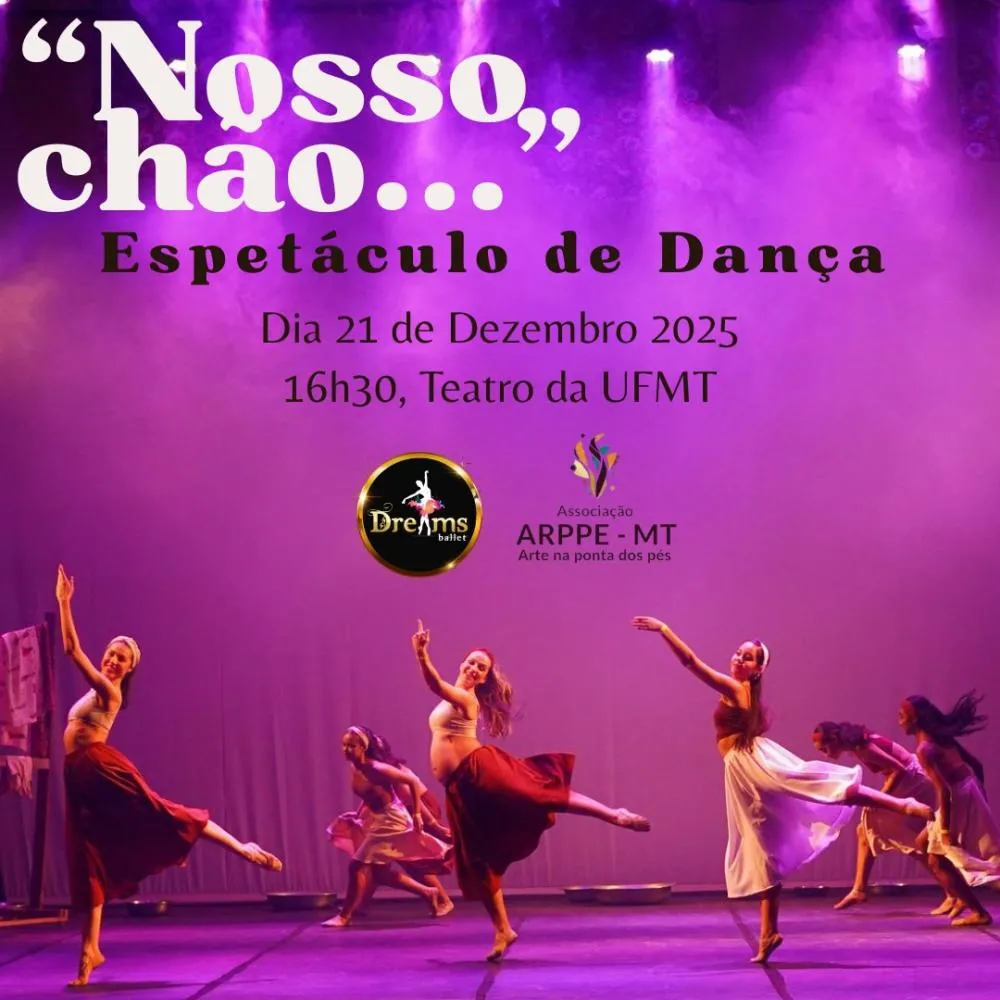 Teatro da UFMT recebe dança para celebrar o Natal em Cuiabá “O Mágico de Oz” e “Nosso Chão” integram programação nos dias 20 e 21 de dezembro.