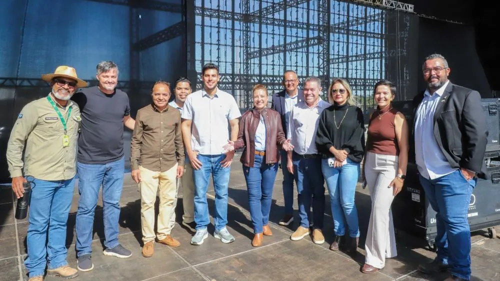 Na reta final das montagens, vereadores e secretários visitam estrutura da ExpoVG 2026