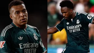 Real Madrid defende liberdade de opinião após gesto de Mbappé e Vini Jr.