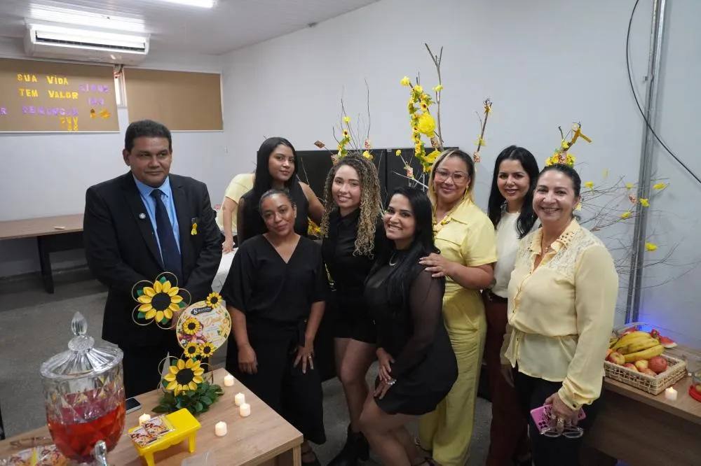 Presidente Wanderley Cerqueira acompanha ação da Sala da Mulher pelo Setembro Amarelo