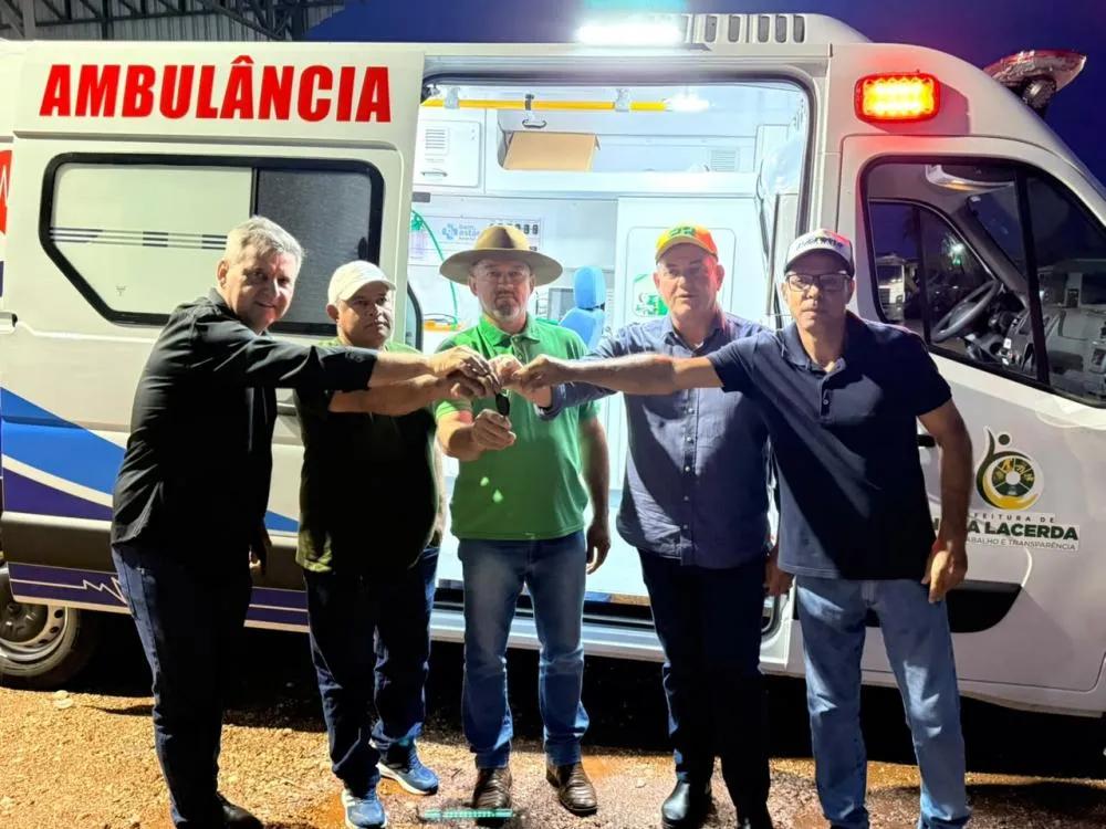  Entregamos mais uma ambulância! Dessa vez, o benefício vai direto para o município de Nova Lacerda.