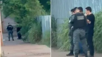 Vídeo mostra abordagem da Rotam a Ilde e Alex após almoço com políticos de VG