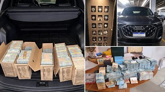 PF apreende caixas de dinheiro, Audi e coleção de relógios em operação contra servidores do TCE