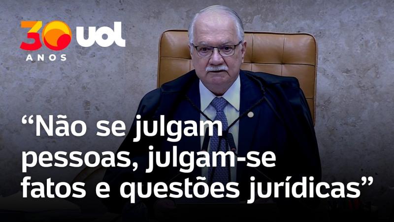  Fachin abre julgamento de Moraes: 'Não será a posição individual que falará em nome do Supremo'